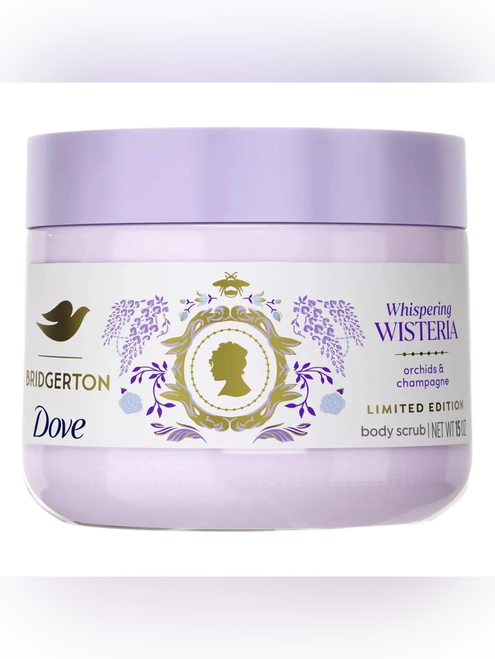 Dove Whispering Wisteria Limited Edition Body Scrub - Lavender